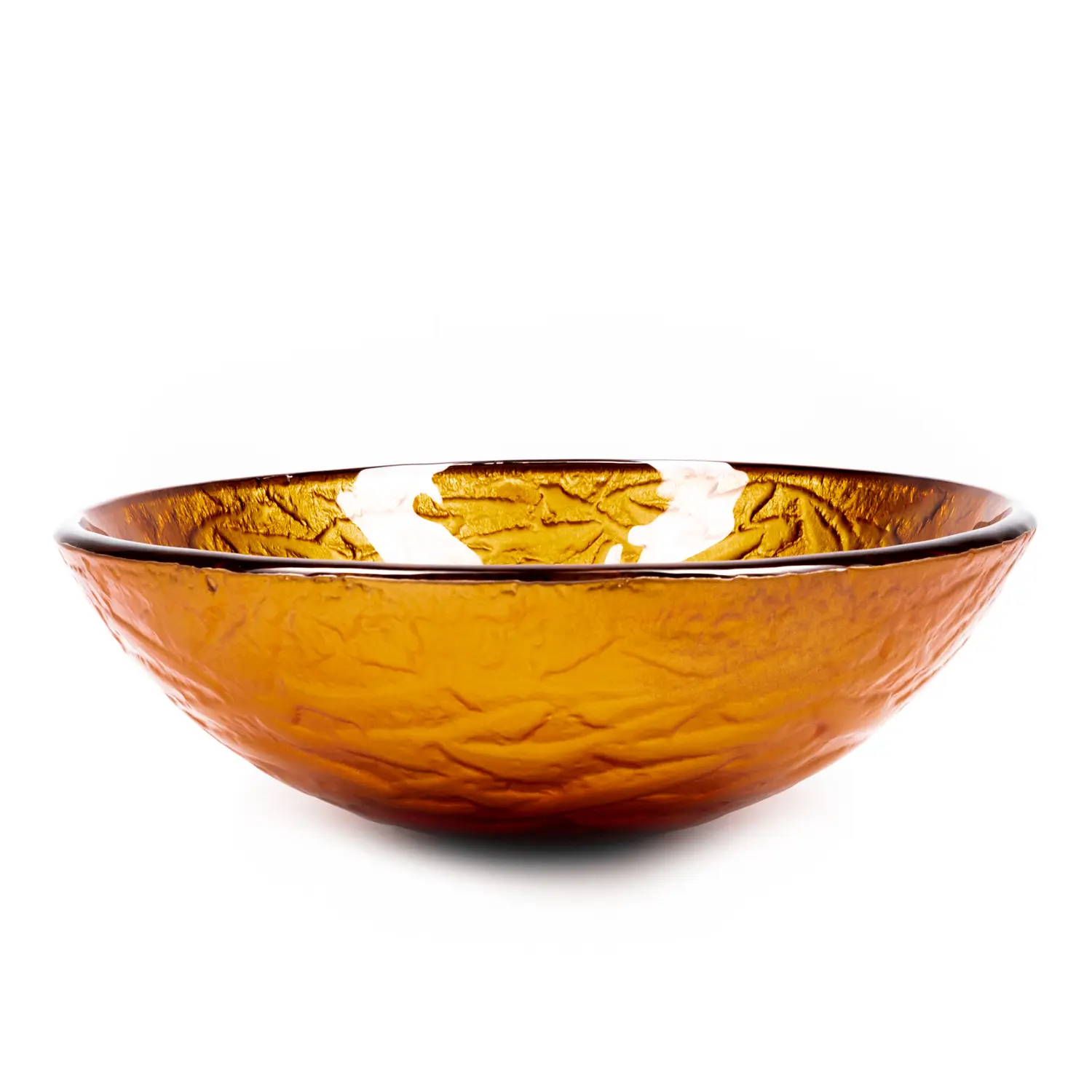 Üveg mosdókagyló arany színnel kör alakú, ajándék lefolyóval(140206)