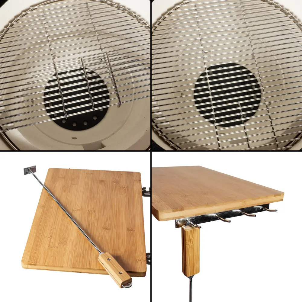 Kamado GRL23BK kerámia grill fekete színben XXL méretben