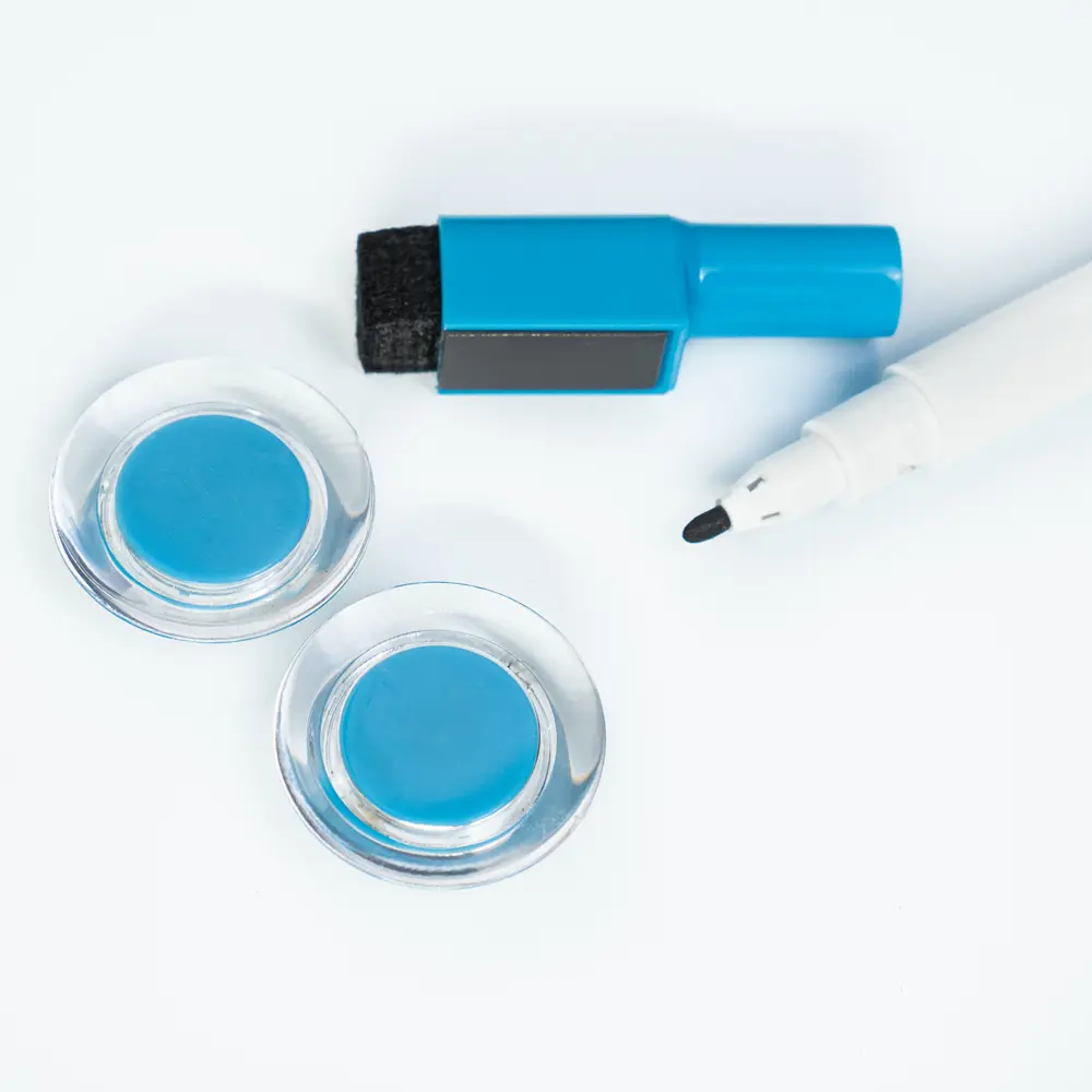 OfficeCity gyerek mágnestábla 21x28cm kék, törölhető whiteboard (CHW-21-28-BLUE)