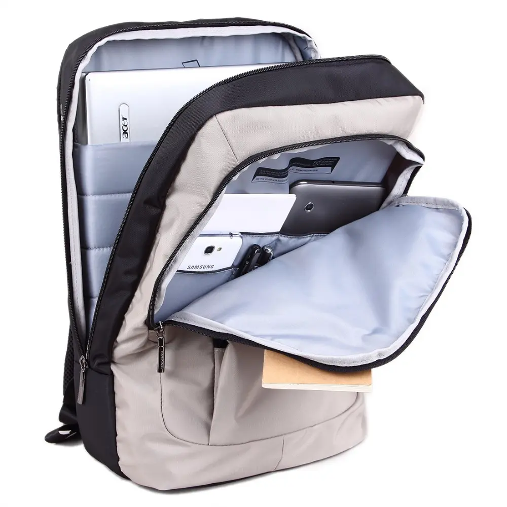 Kingsons 15.6'' laptop hátizsák, hátitáska világoszöld színben vízálló (KS3048W-LIGHT-GREEN)