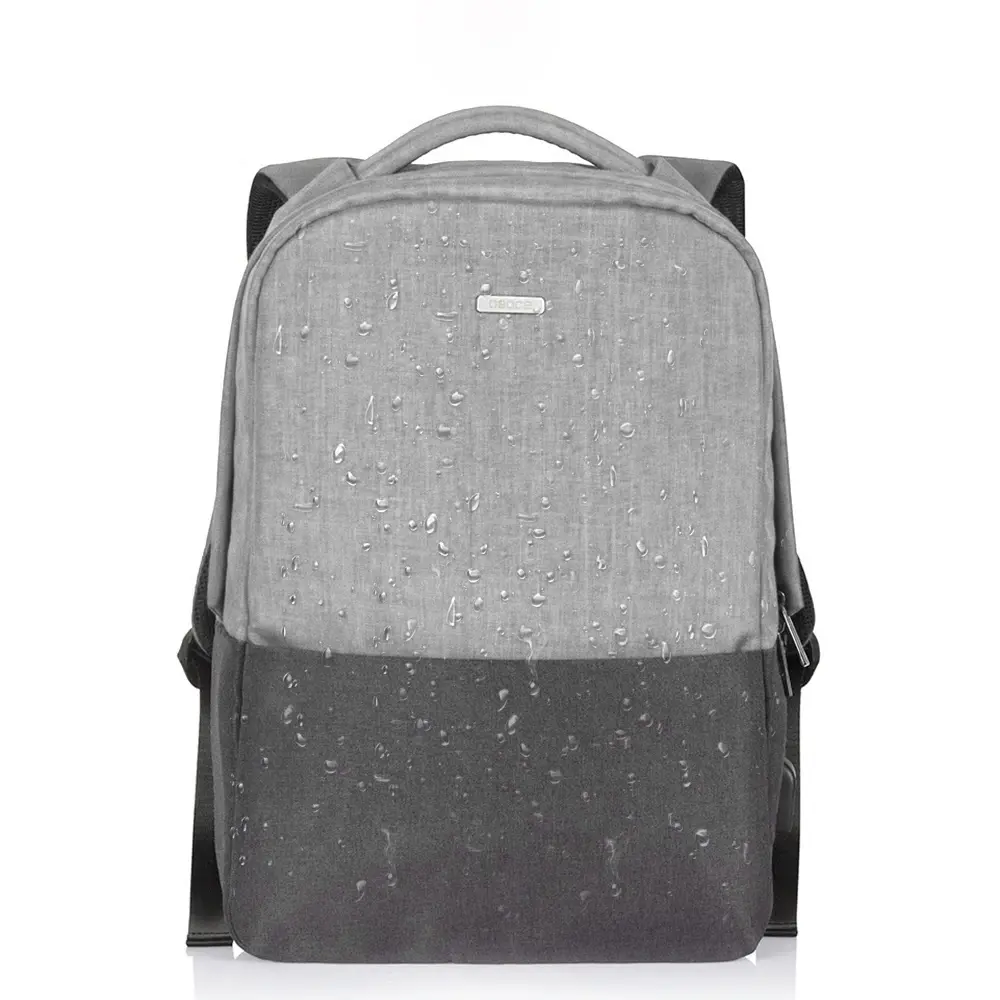 OSOCE 15.6'' USB-s laptop hátizsák, hátitáska szürke-fekete színben vízálló (S8-GREY-BLACK)