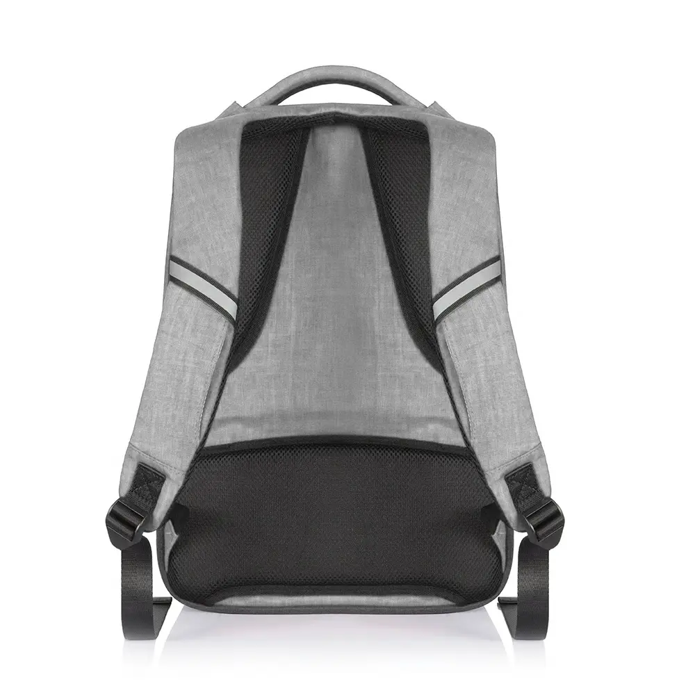 OSOCE 15.6'' USB-s laptop hátizsák, hátitáska szürke-fekete színben vízálló (S8-GREY-BLACK)