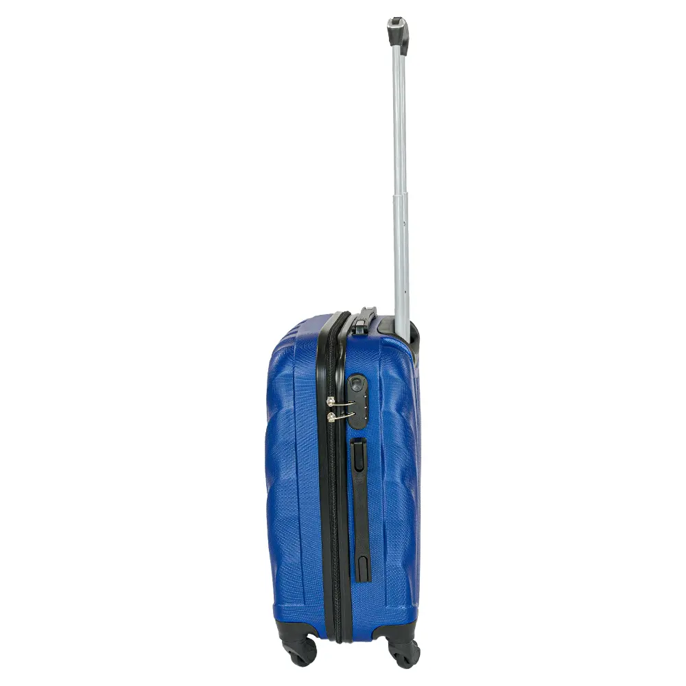 Háromrészes bőrönd, gurulós bőrönd szett 3 darabos (45L, 72L, 105L) kék színben (ST-BR-8630-BLUE) 3 db-os