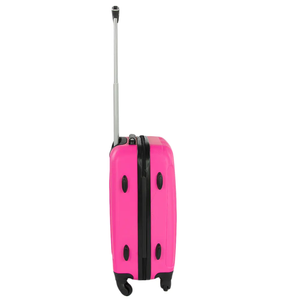 Háromrészes bőrönd, gurulós bőrönd szett 3 darabos (45L, 72L, 105L) sötét rózsaszín színben (ST-BR-8620-DARK-PINK) 3 db-os