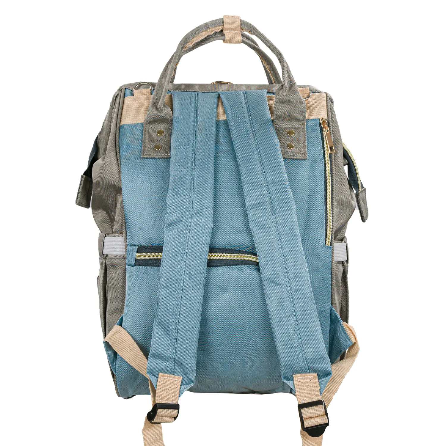 Pelenkázó hátizsák, hátitáska szürke-kék színben (ST-MB-JA1911-118-GRAY-BLUE) pelenkázótáska