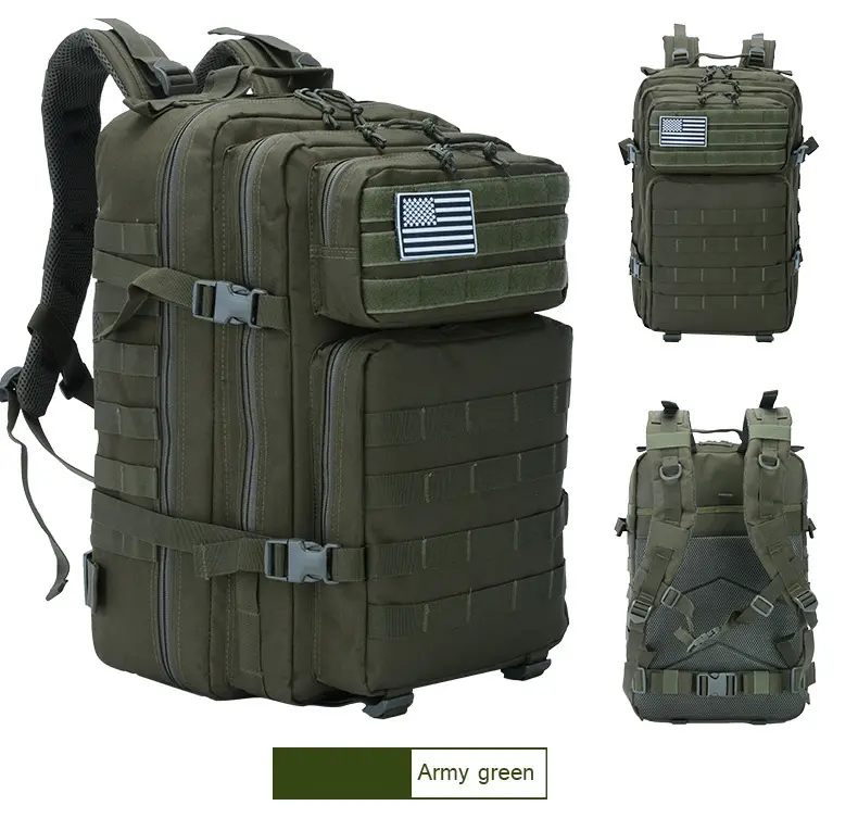 Military batoh, turistický batoh, batoh vojenský zelený (BL090-ARMYGREEN)