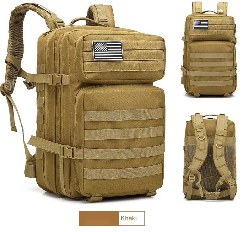 Military batoh, turistický batoh, batoh khaki (BL090-KHAKI)