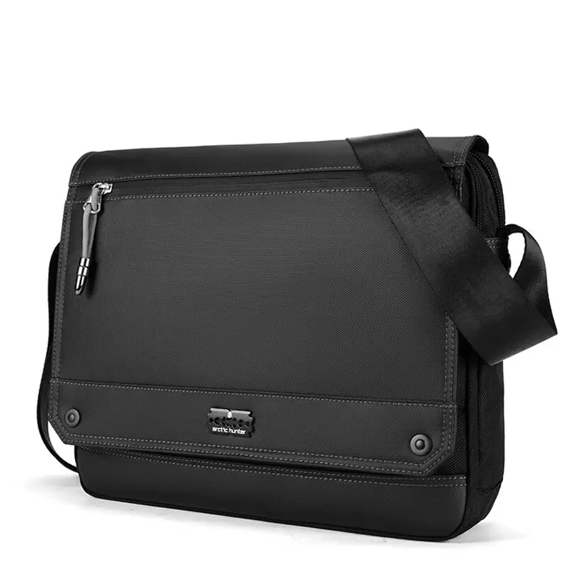 Arctic Hunter laptop táska, válltáska univerzális fekete színben (K00093-BLACK)