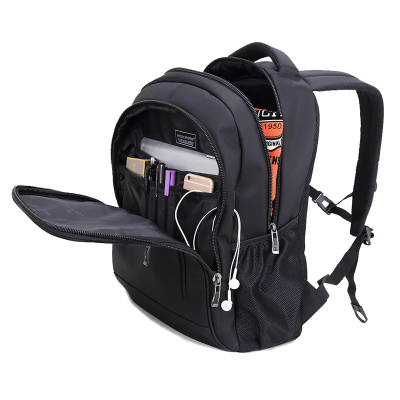 Arctic Hunter 15.6'' laptop hátizsák, hátitáska fekete színben vízálló (B180018-BLACK)