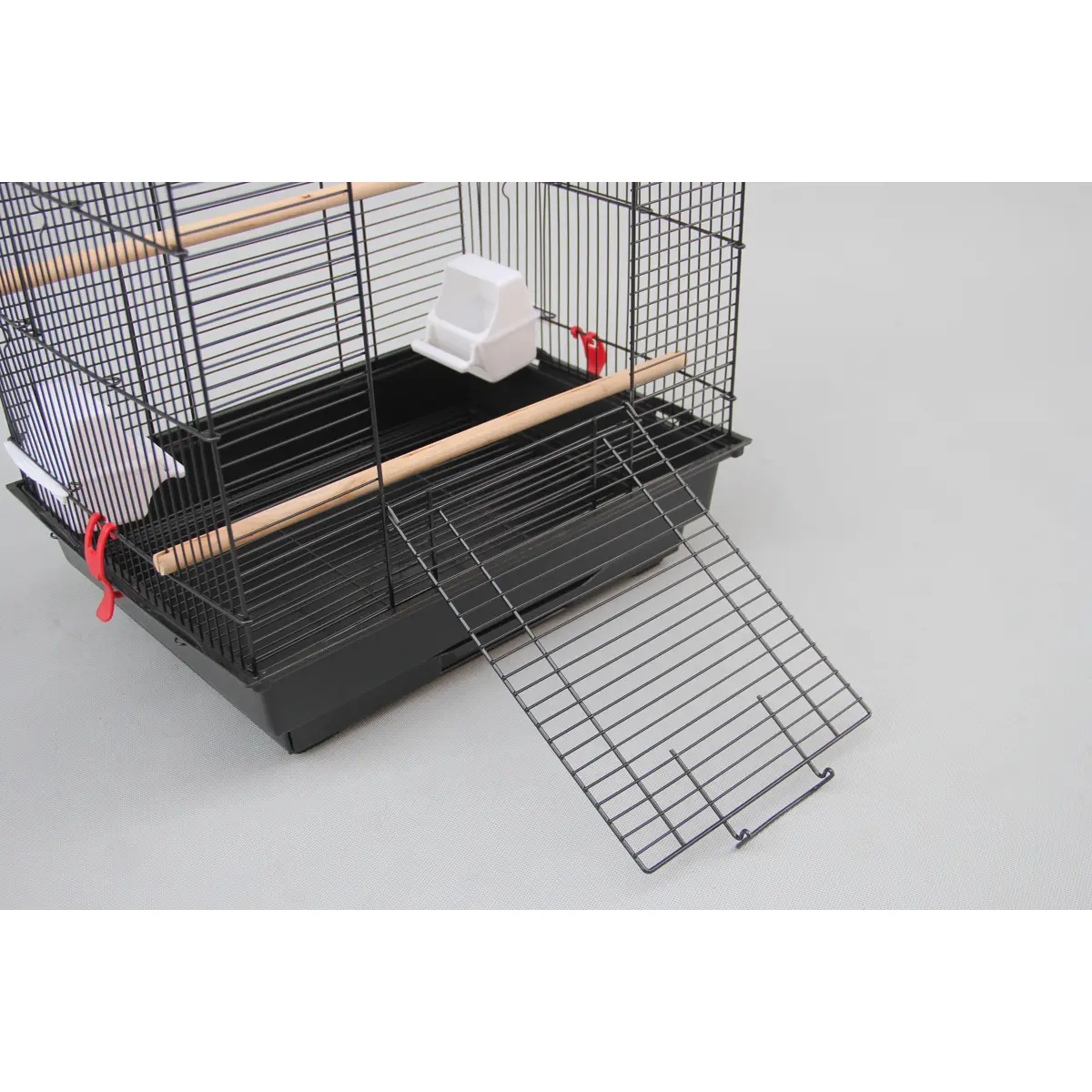 Klietka pre vtáky v bielej farbe (BIRD-CAGE-3002-WHITE)