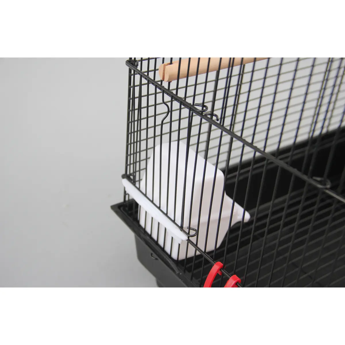 Klietka pre vtáky v bielej farbe (BIRD-CAGE-3002-WHITE)