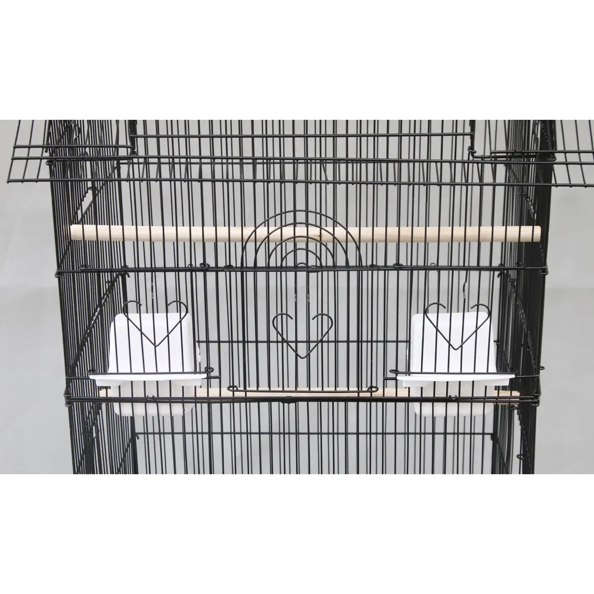 Madár kalitka fekete színben (BIRD-CAGE-3018)