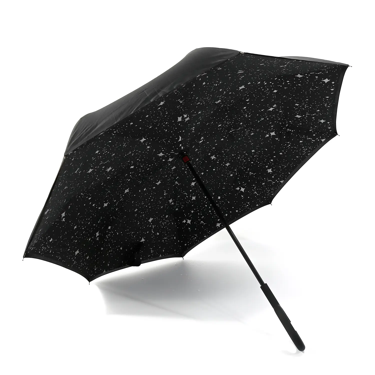 C nyakú fekete mintás esernyő (UMB-C4)