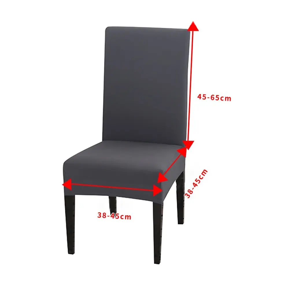 Poťah na stoličku, 2 ks v svetlohnedej farbe (CC17-3)