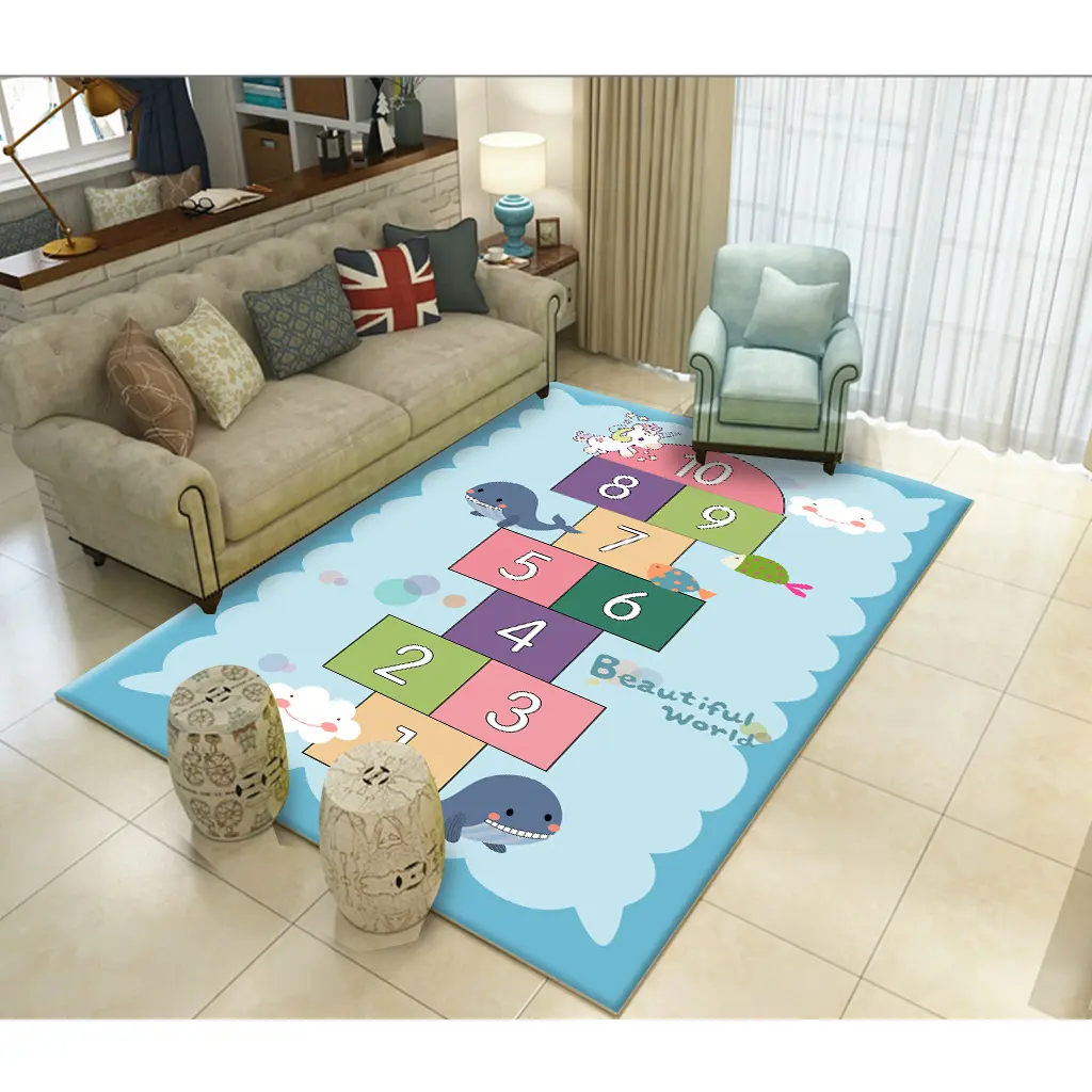 Gyerek játszószőnyeg, gyerekszőnyeg mintás 130x180 cm (KIDS-CARPET-12)