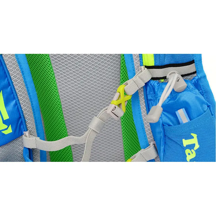 Sportmellény, futómellény, táska terepfutáshoz 15L kék (FK679-BLUE)