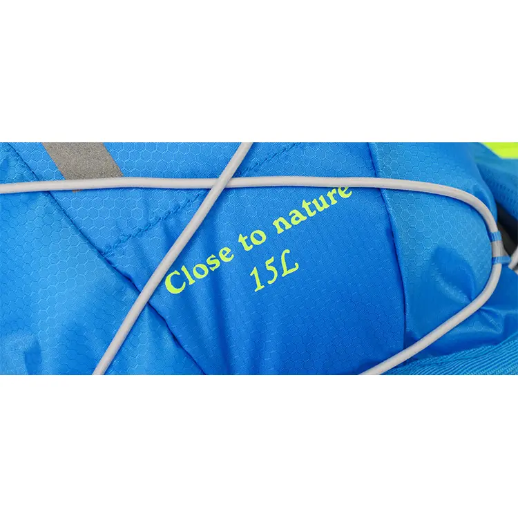 Sportmellény, futómellény, táska terepfutáshoz 15L zöld (FK679-GREEN)