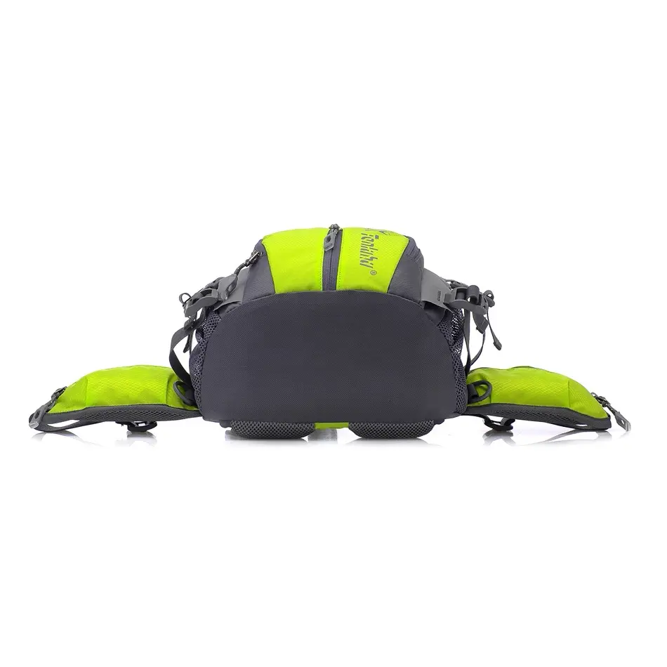 Övtáska, deréktáska sportoláshoz kulacstartóval, vállpánttal zöld (332-GREEN)