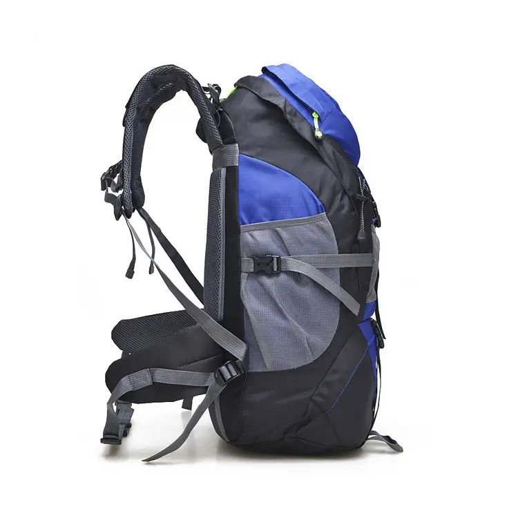 Túrahátizsák, kiránduló hátizsák, táska 50L fekete (FK0396-BLACK)
