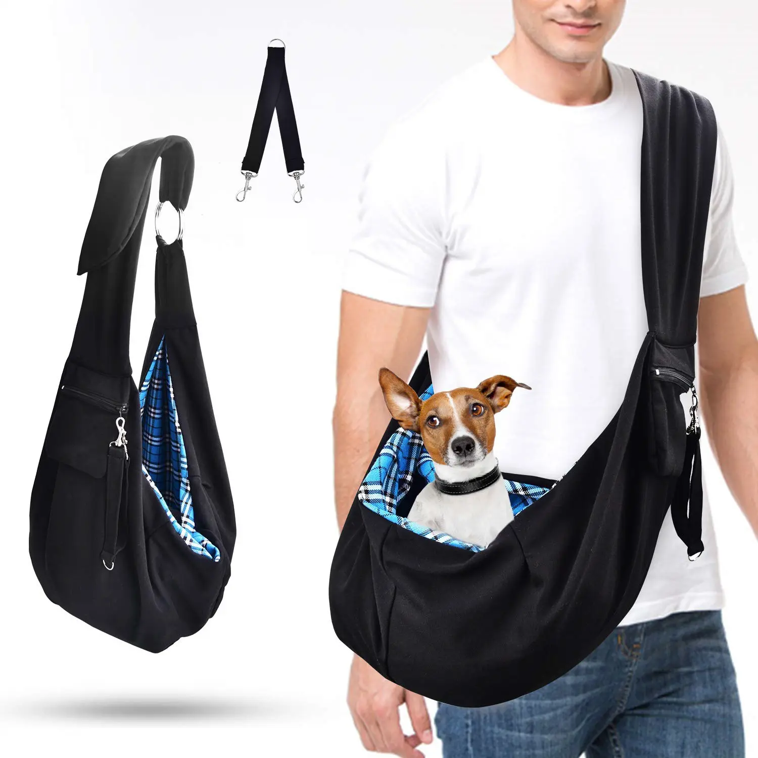 Kisállat hordozó táska, kutya, macska válltáska szürke (pet-carrier-1-grey)