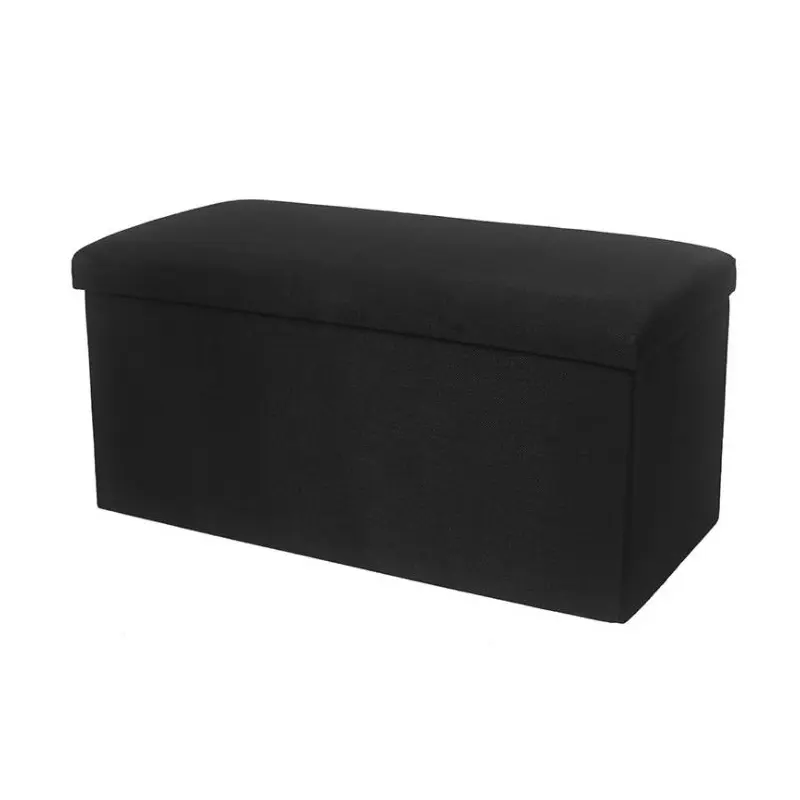 Úložný box vhodný na sedenie, sedadlo čierne (storage-box-76-black)