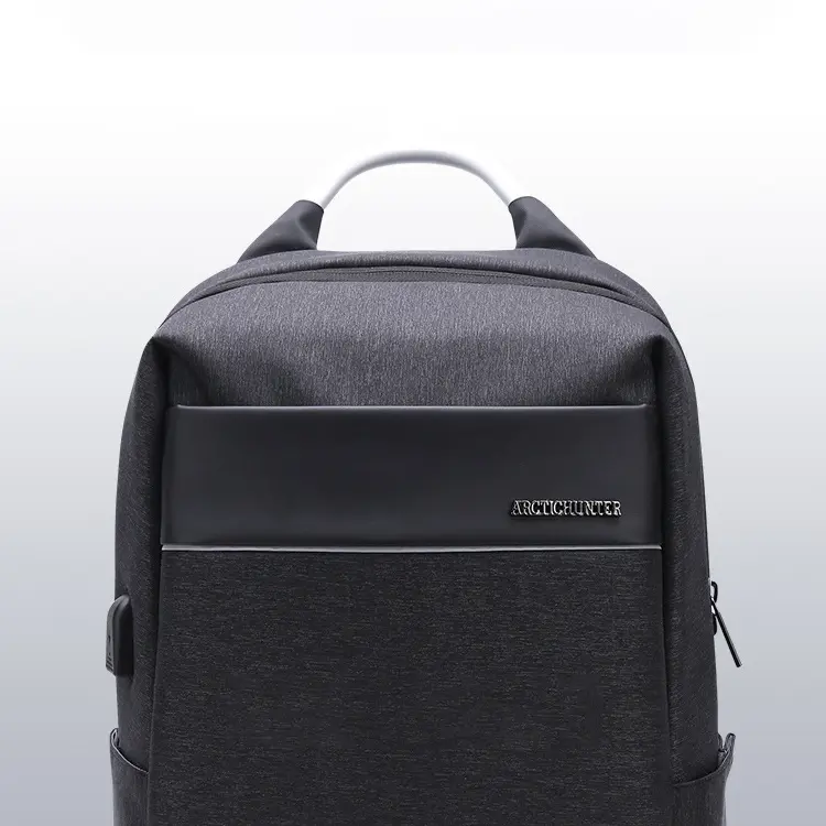Arctic Hunter 15.6'' USB-s laptop hátizsák, hátitáska szürke színben vízálló (B00218-GREY)