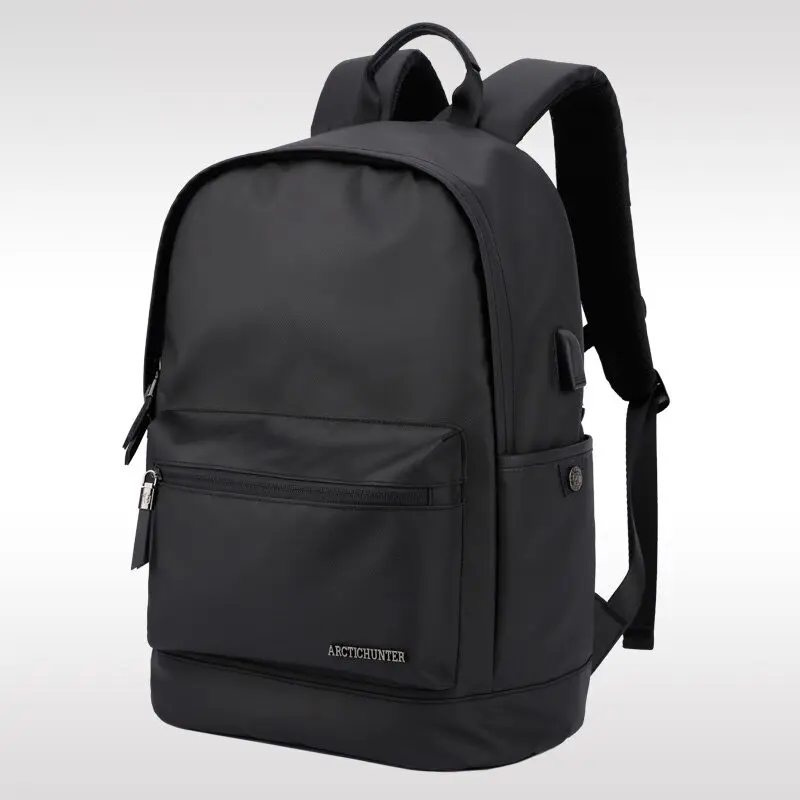 Arctic Hunter 15.6'' USB-s laptop hátizsák, hátitáska fekete színben vízálló (B00073-BLACK)