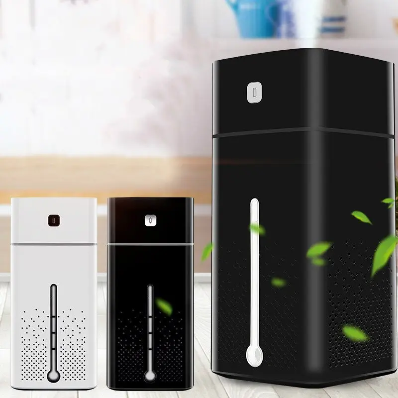 Párásító készülék 1L fekete színben USB-s (KS-600-BLACK) ultrahangos