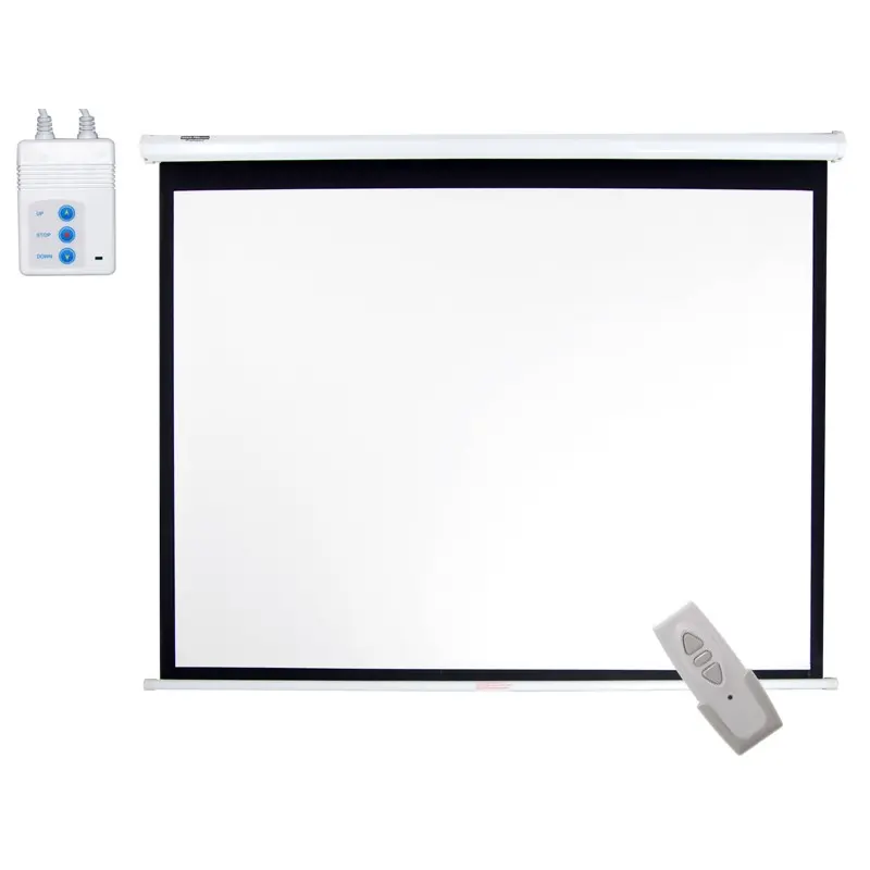 Projektor vászon, vetítővászon falra szerelhető, motoros, távirányítóval 300x220cm (XEM300X220)