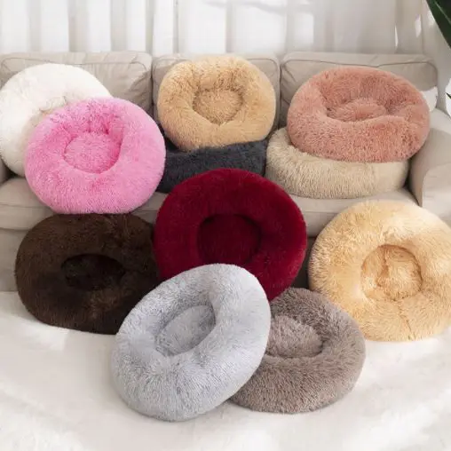 Kutyafekhely, kutyaágy extra puha barna 100 cm (KA2002-BROWN-100)