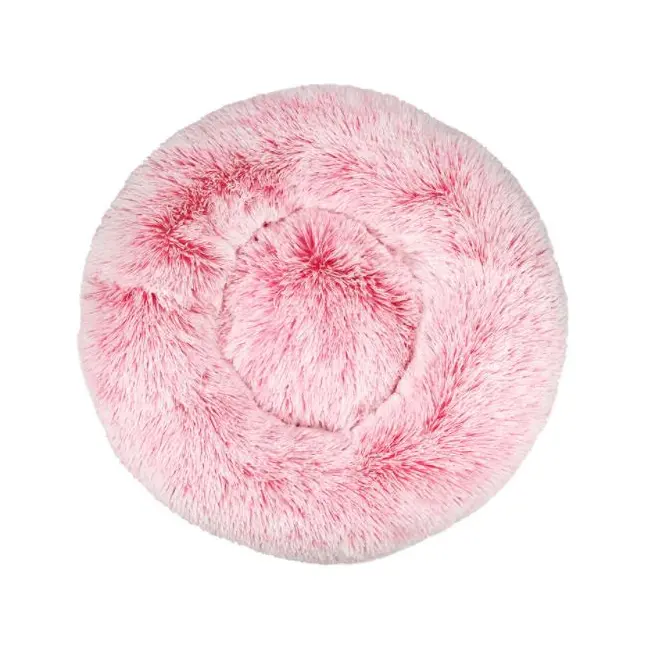 Kutyafekhely, kutyaágy extra puha tarka rózsaszín 70 cm (KA2002-PINK-T-70)