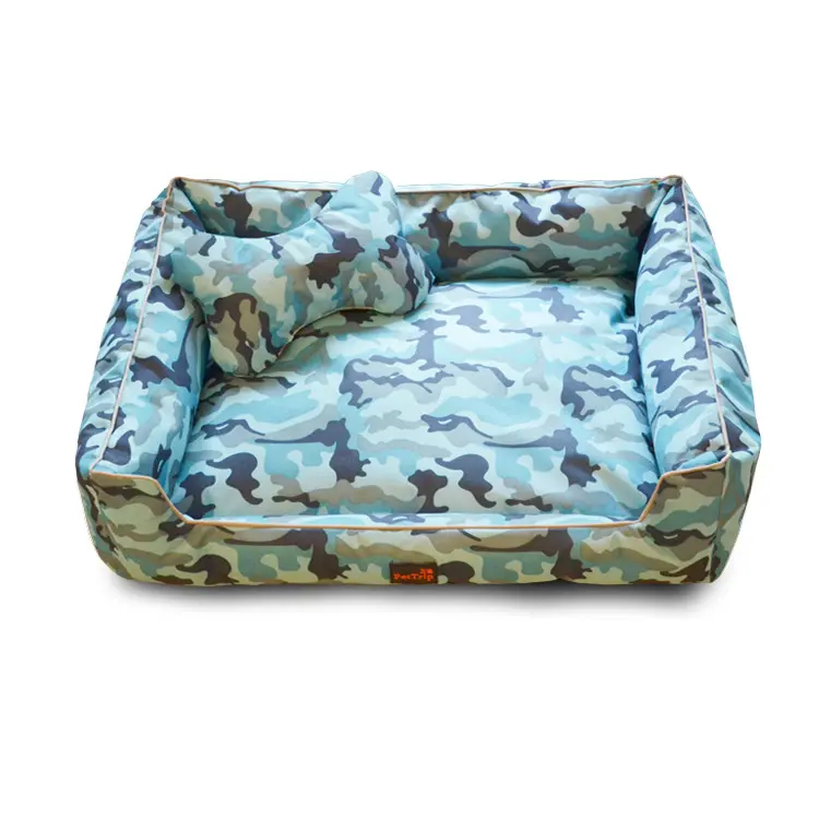 Kutyafekhely, kutyaágy kék terepmintás S méret (PT-004-BLUE-CAMO-S)
