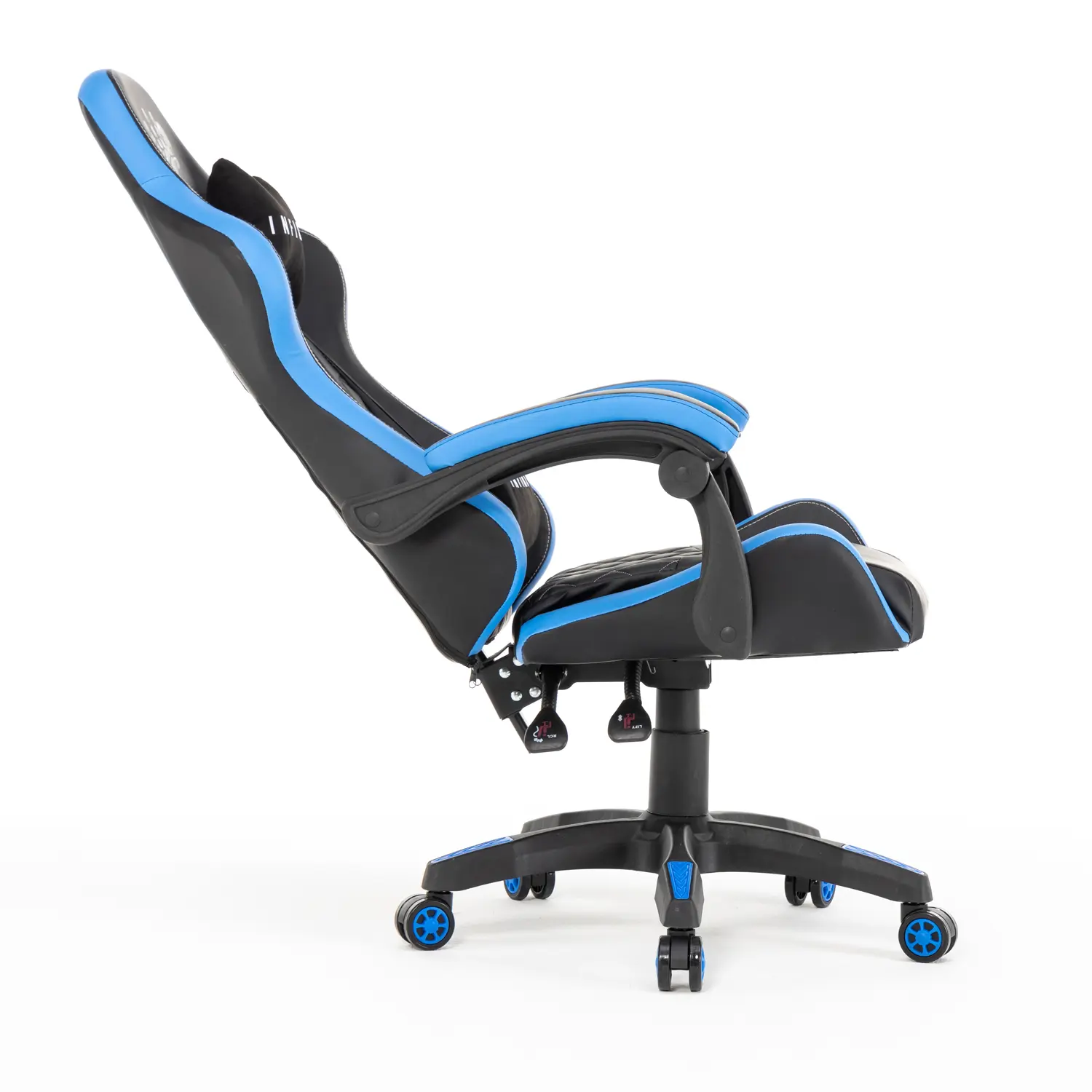Gamer szék, forgószék fekete-kék (INFINI-FIVE-BLACK-BLUE)