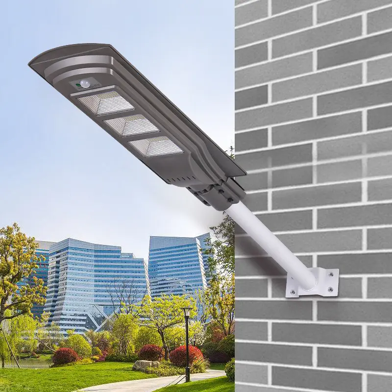 Kültéri napelemes LED lámpa, reflektor falra szerelhető 60W (solar-light-reflector-60w)