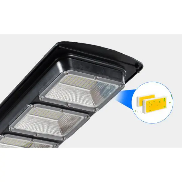 Kültéri napelemes LED lámpa, reflektor falra szerelhető 60W (solar-light-reflector-60w)