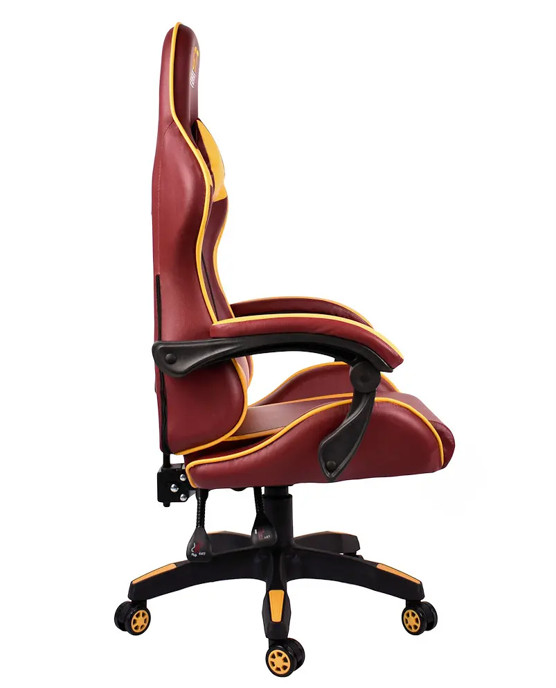 Gamer szék, forgószék barna-sárga nyak-és derékpárnával (EXTREME-GT-CHOKOLATE-YELLOW)