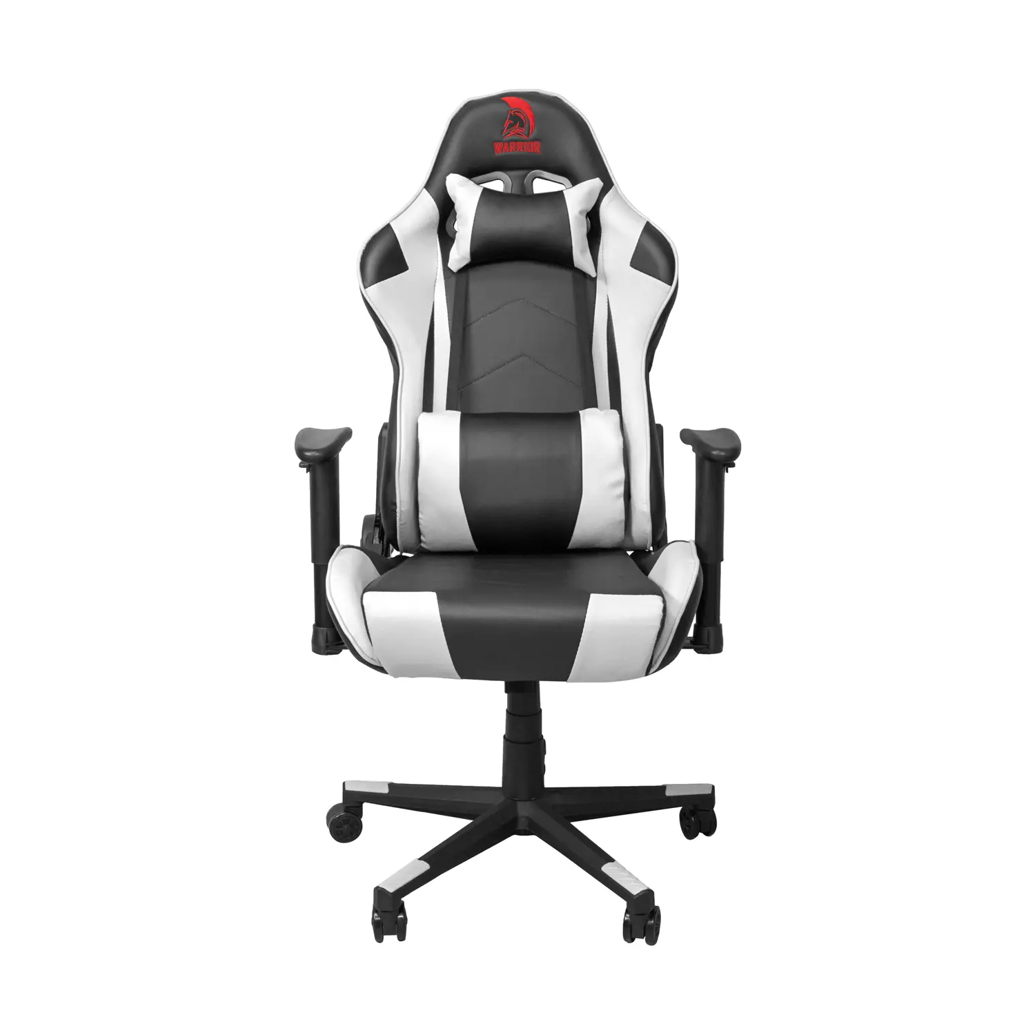 Warrior gamer szék, forgószék fekete-fehér (GAMER-EXTRA-BLACK-WHITE)