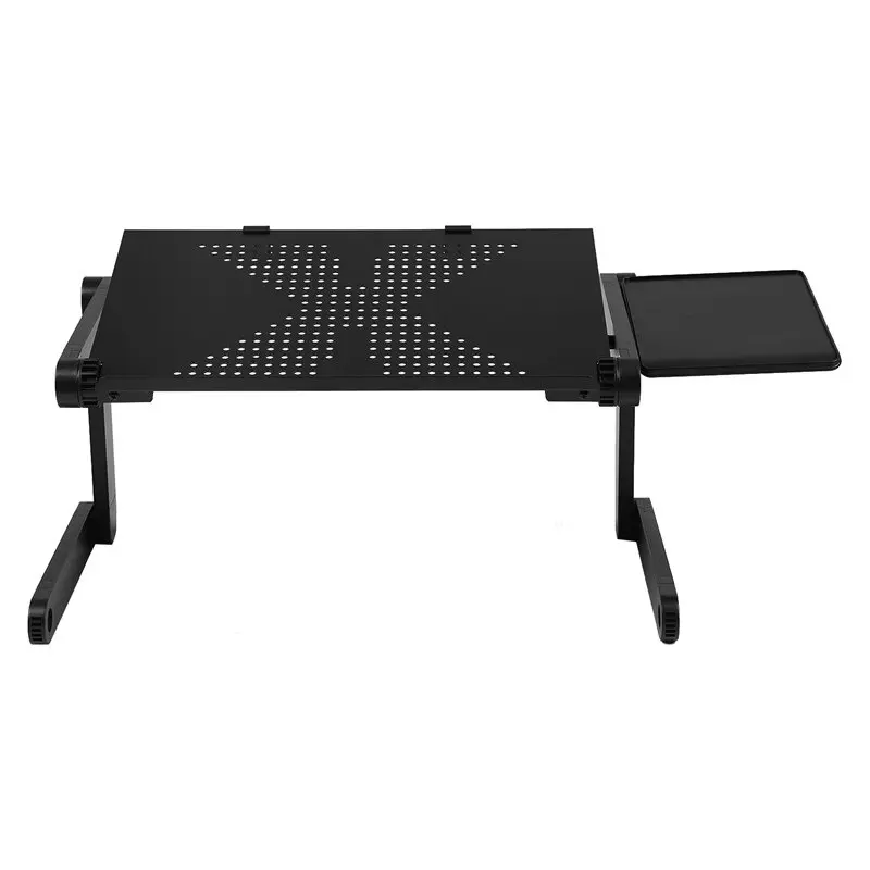 Összecsukható laptop asztal, állvány egérpaddal fekete (laptop-desk-2-black)