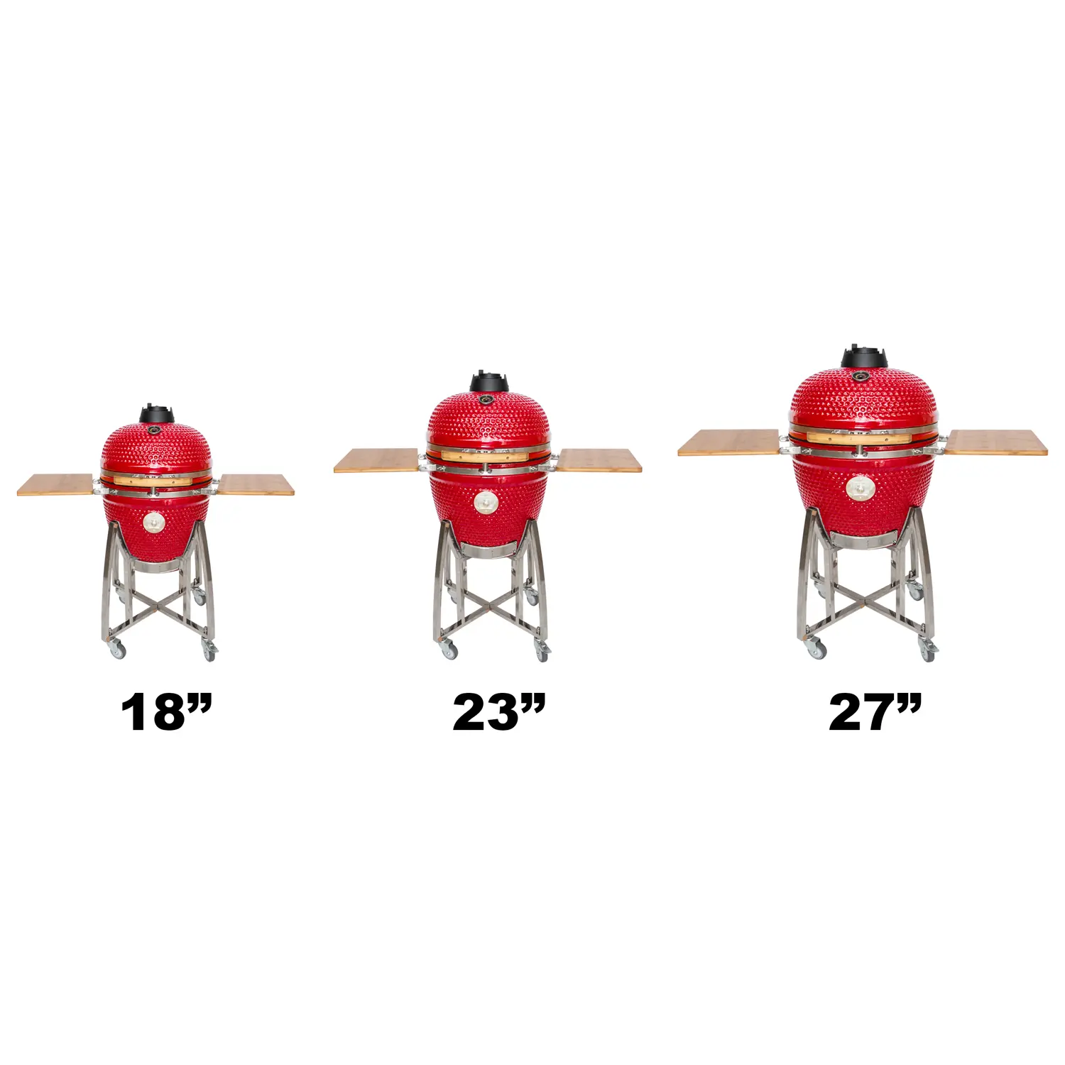 Kamado GRL23BK kerámia grill fekete színben XXL méretben