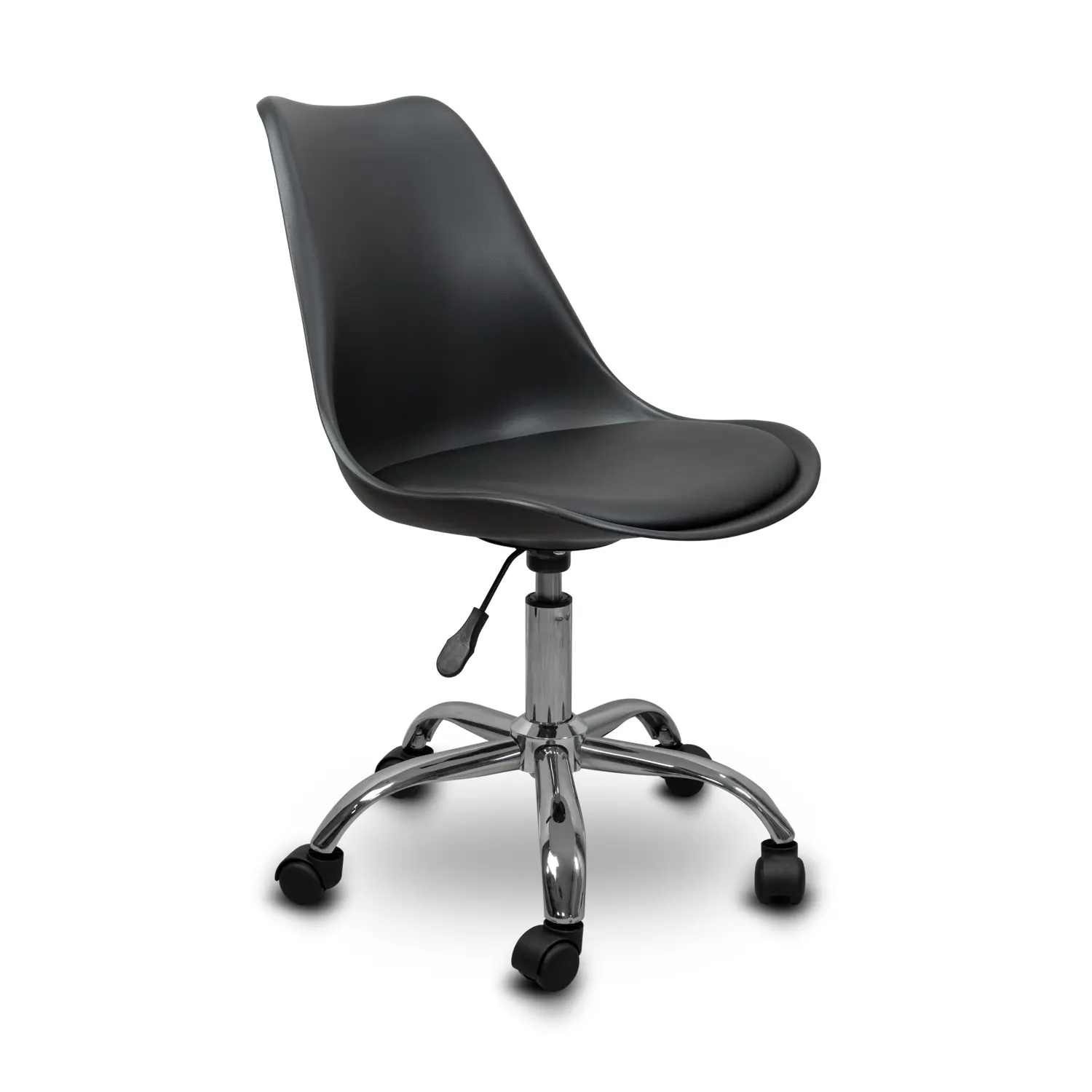 Irodai szék, forgószék fekete (OFFICE-CHAIR-PL-BLACK)