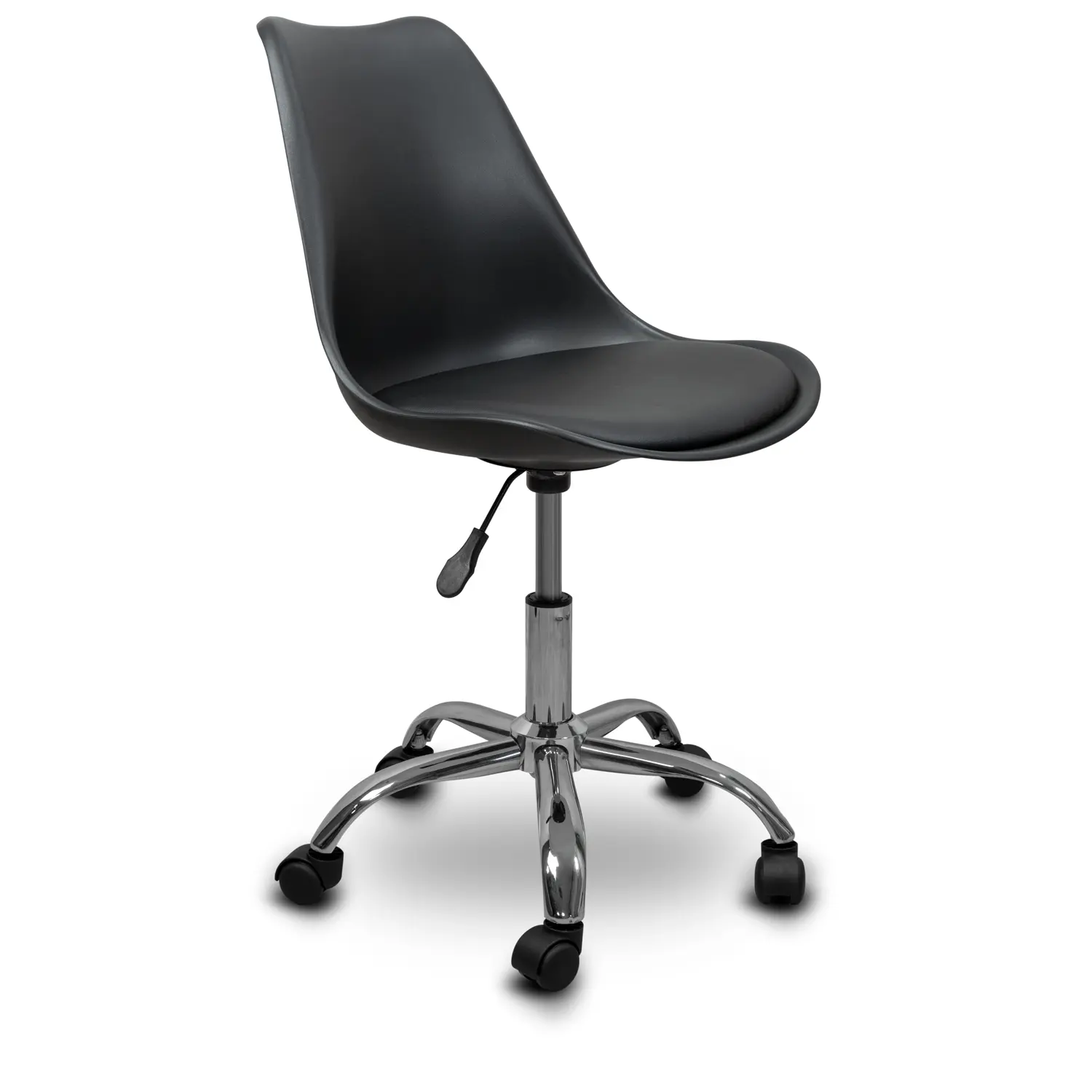 Irodai szék, forgószék fekete (OFFICE-CHAIR-PL-BLACK)
