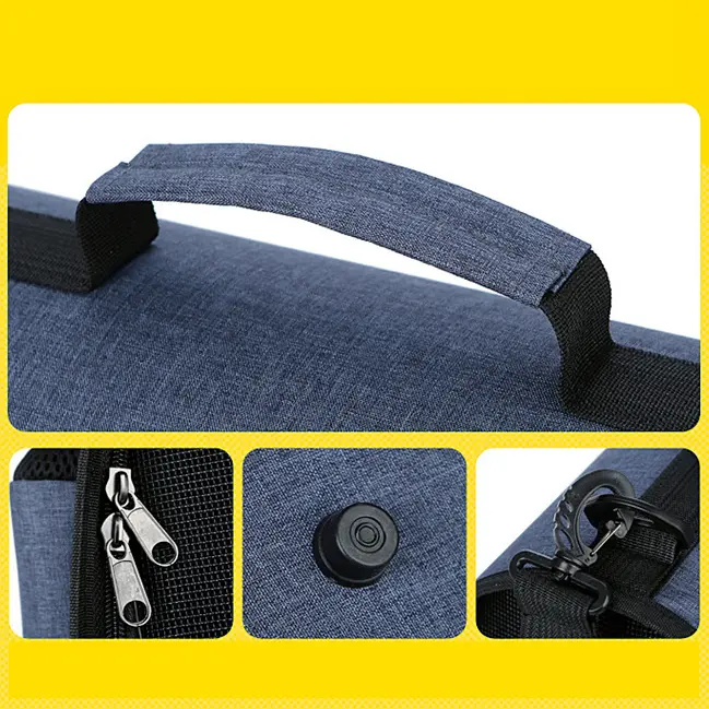  Kisállat hordozó válltáska, kutya, macska táska szürke színben  (PET-BAG-SHOULDER-GREY)
