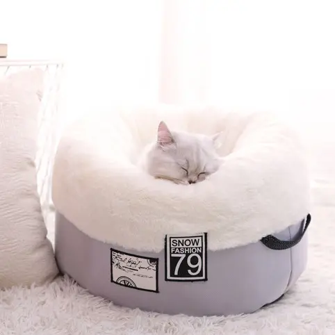 HOOPET macska fekhely, macskaágy Szürke M méret (HOOPET-CATBED-9500-M-GREY)