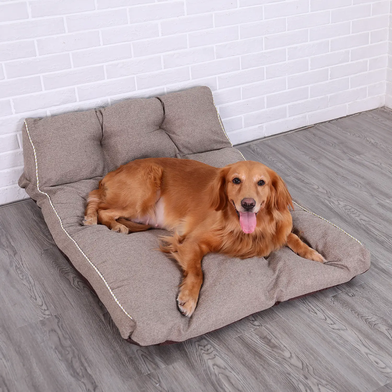 HOOPET Kutyafekhely, kutyaágy Kávébarna színben L méretben (DOG-BED-61072-COFFEE-L)