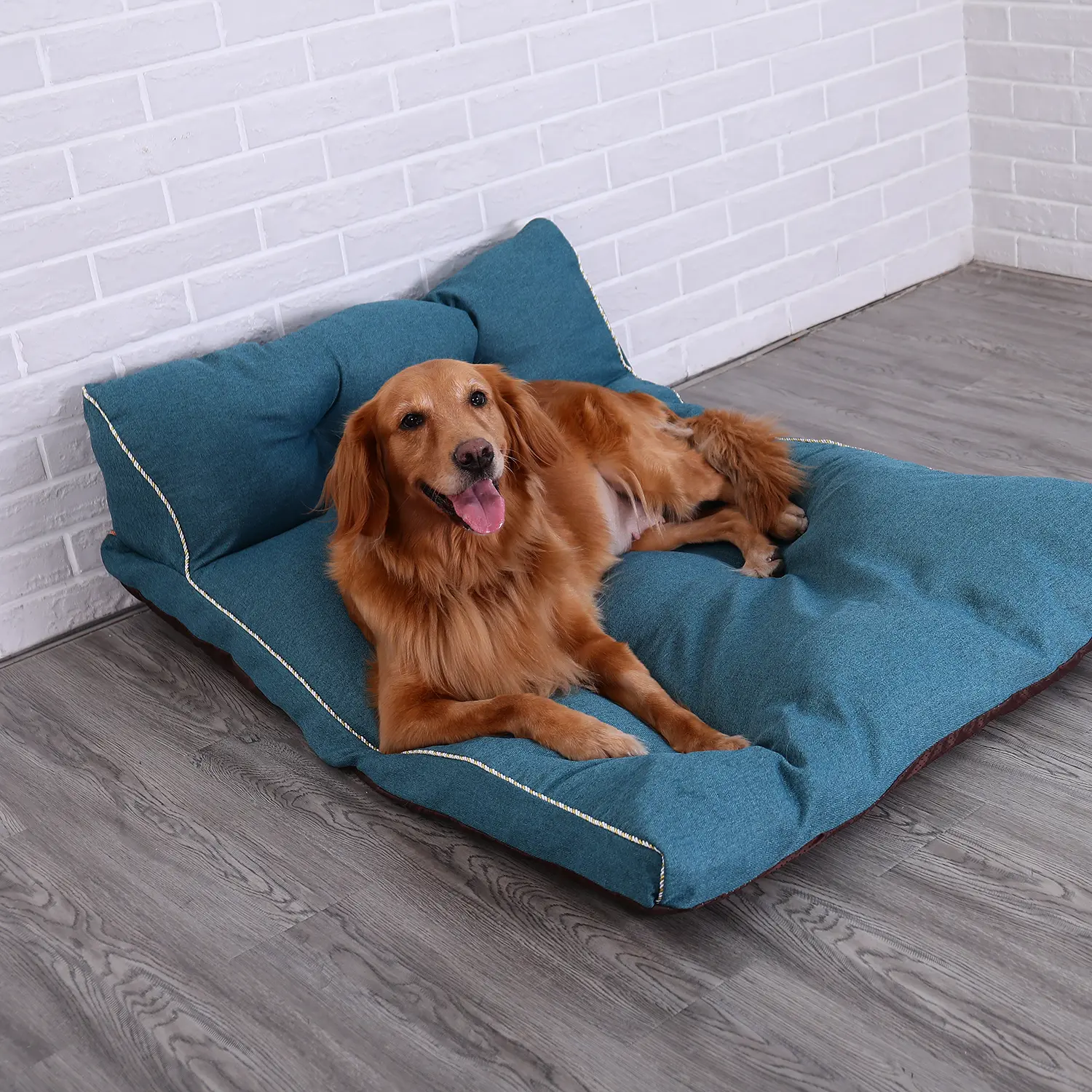 HOOPET-Kutyafekhely, kutyaágy Kék színben L méretben (DOG-BED-61003-BLUE-L)