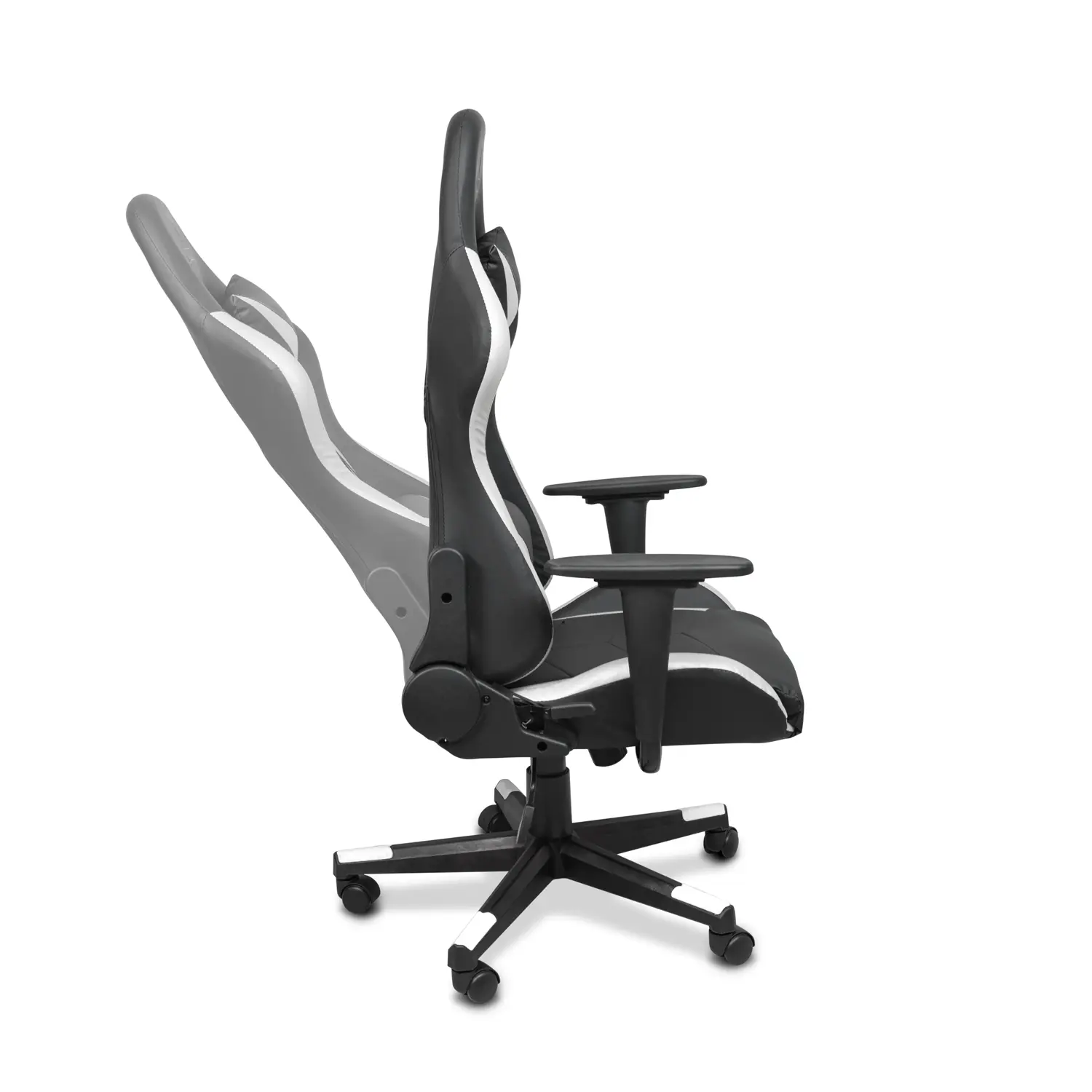 Warrior gamer szék, forgószék fekete-fehér (GAMER-ARROW-WHITE)