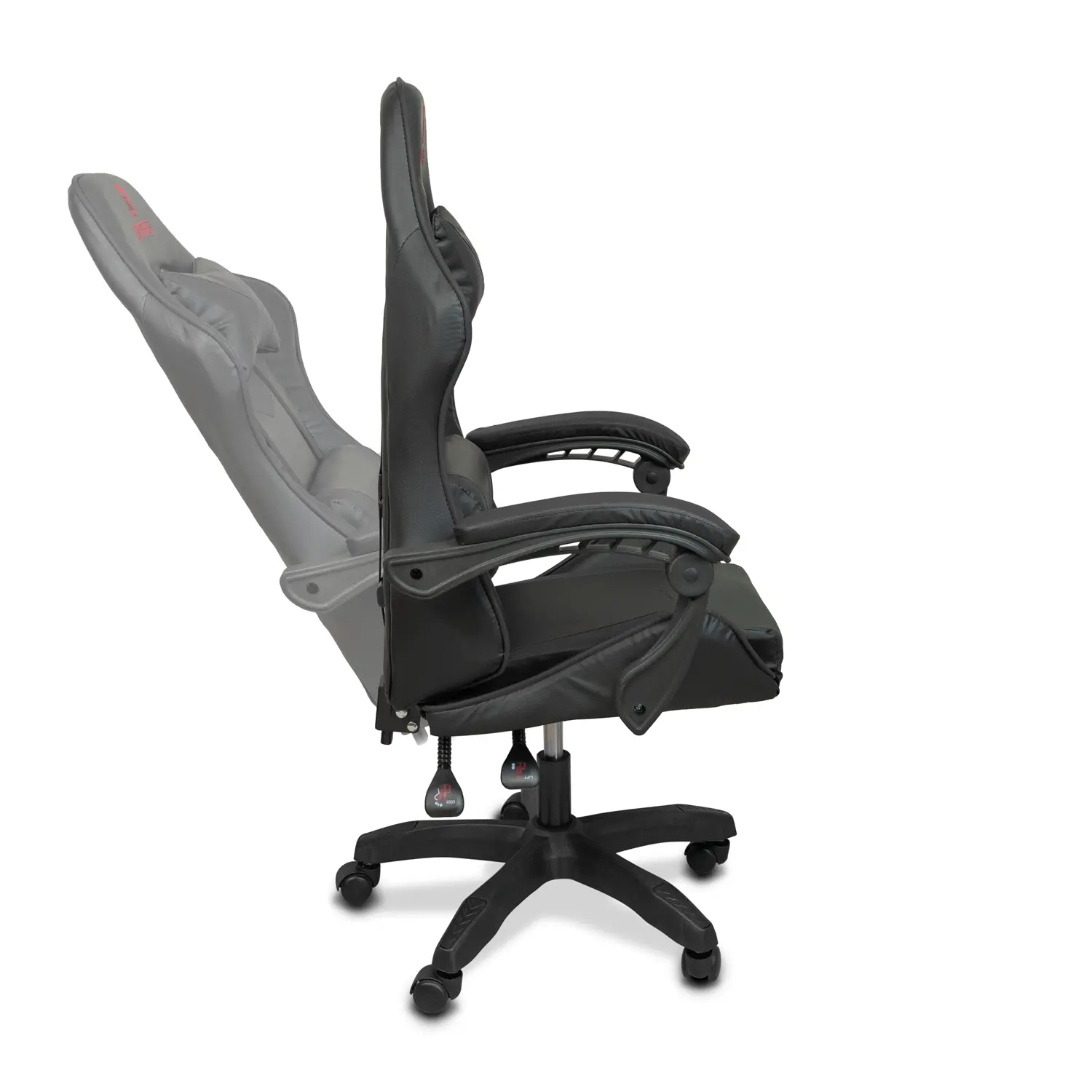Warrior gamer szék, forgószék fekete (GAMER-BASIC-2-BLACK)