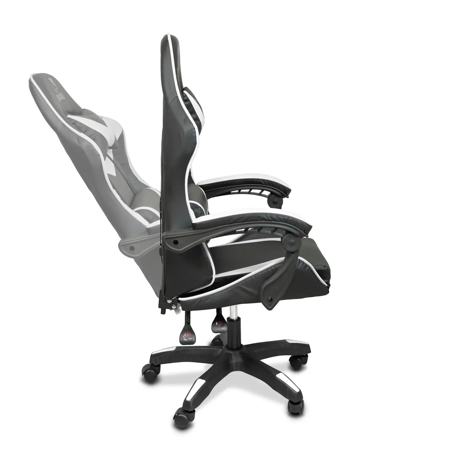 Warrior gamer szék, forgószék fekete-fehér (GAMER-BASIC-2-WHITE)