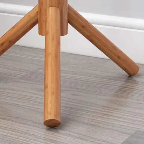 Fa ruhafogas, kalaptartó, kabáttartó állvány háromlábú talppal világosbarna színben (HATSTAND-TRIANGULAR-NATURAL)