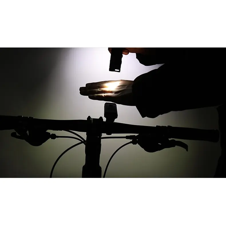 Kormányra szerelhető LED biciklilámpa, USB töltés, vízálló (HJ-047-bike-light)